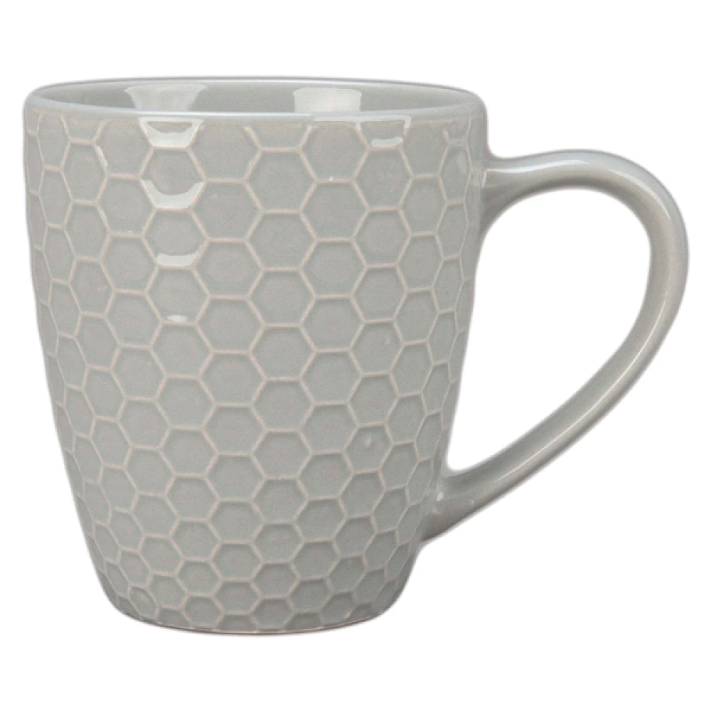 BIA Cordon Bleu Honeycomb 15oz Mug | Grey 1 BIA Cordon Bleu Honeycomb 15oz Mug | Grey