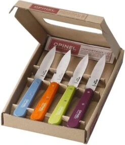 Opinel Colored Paring Knives - Set Of 4
