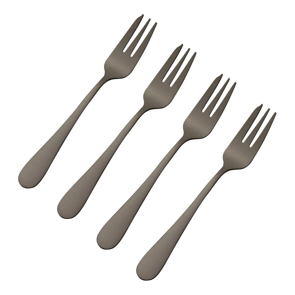 Viners Select 4-Piece Pastry Fork Set | Grey 1 Viners Select 4-Piece Pastry Fork Set | Grey