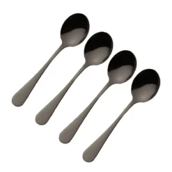 Viners Select 4-Piece Tea Spoon Set | Grey