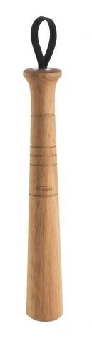 Trudeau Cocktail Muddler With Leather Strap | Acacia Wood