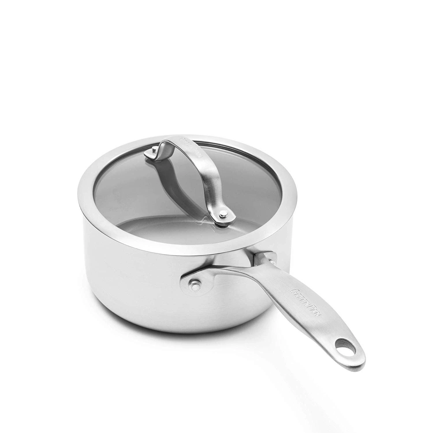 GreenPan Venice Pro Evershine 1.6-Quart Saucepan With Lid 1 GreenPan Venice Pro Evershine 1.6-Quart Saucepan With Lid