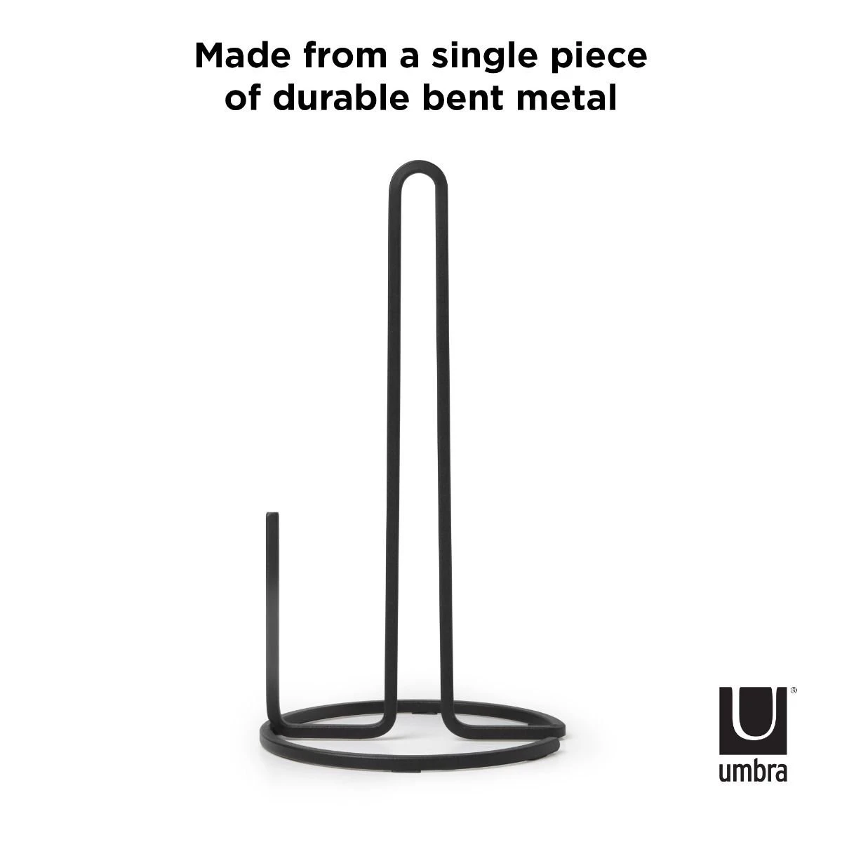 Umbra Squire Vertical Paper Towel Holder | Black 3 Umbra Squire Vertical Paper Towel Holder | Black - Image 3