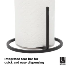 Umbra Squire Vertical Paper Towel Holder | Black 8 Umbra Squire Vertical Paper Towel Holder | Black -Kitchen Supplies 1004313 040 squire blk co02