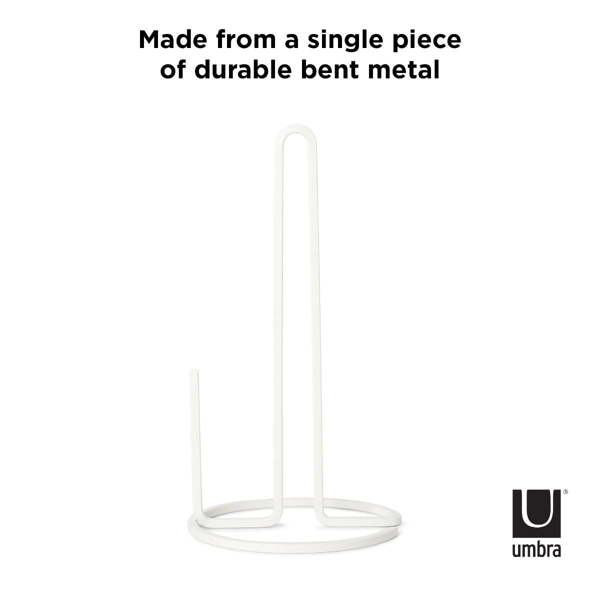 Umbra Squire Vertical Paper Towel Holder | White 5 Umbra Squire Vertical Paper Towel Holder | White - Image 5