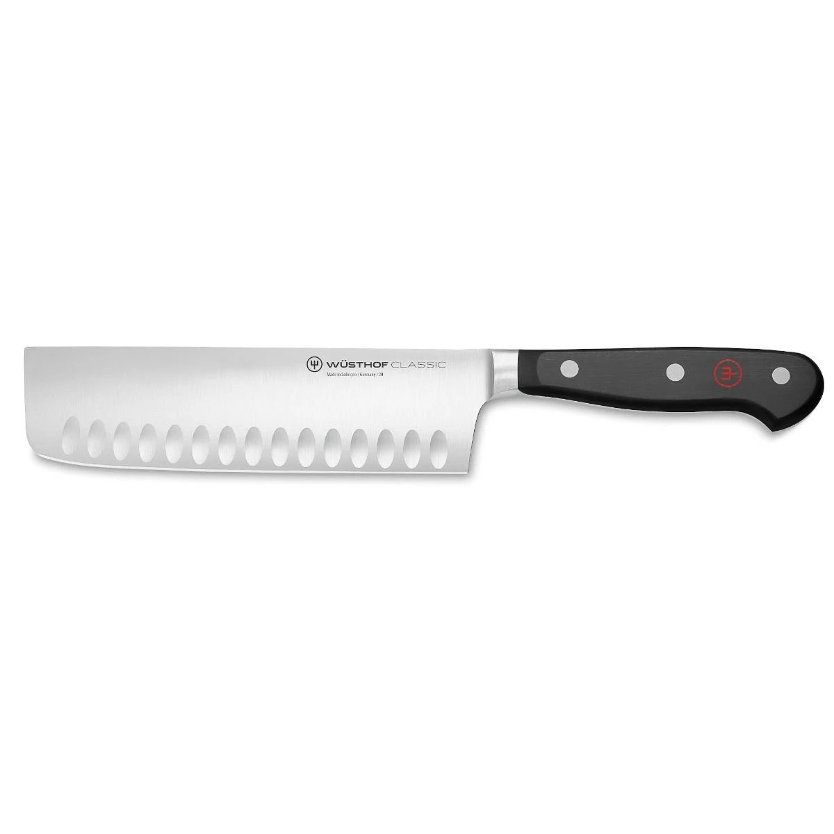 Wusthof Classic 7" Nakiri Knife | Hollow Edge 1 Wusthof Classic 7" Nakiri Knife | Hollow Edge