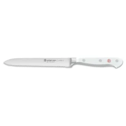 Wusthof Classic White 5" Utility Knife | Serrated