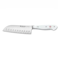 Wusthof Classic White 5" Santoku Knife | Hollow Edge