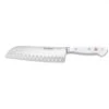 Wusthof Classic White 7" Santoku Knife | Hollow Edge
