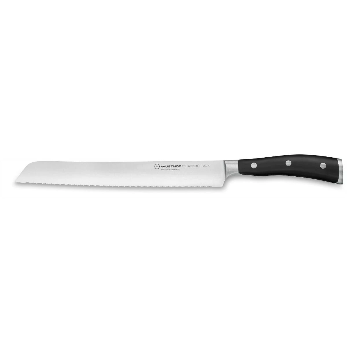 Wusthof Classic Ikon 9" Bread Knife | Double-Serrated 1 Wusthof Classic Ikon 9" Bread Knife | Double-Serrated