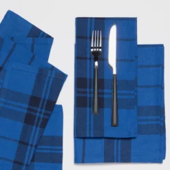 Now Designs By Danica Second Spin 20" Napkins (Set Of 4) | Indigo -Kitchen Supplies 1046003 np4 second spin indigo am3