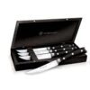 Wusthof Classic Ikon 4-Piece Steak Knife Set With Wood Box