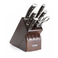 Wusthof Ikon Blackwood 7-Piece Knife Block Set