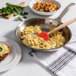 Le Creuset 10" Tri-Ply Frying Pan | Stainless Steel -Kitchen Supplies 10fry3