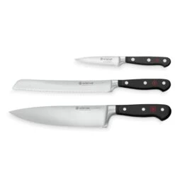 Wusthof Classic 3-Piece Starter Knife Set | Cook's, Bread & Paring