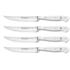 Wusthof Classic White 4-Piece Steak Knife Set