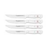 Wusthof Gourmet 4-Piece Steak Knife Set | White Handles