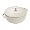 Staub 3.75 Qt Essential French Oven | White Truffle