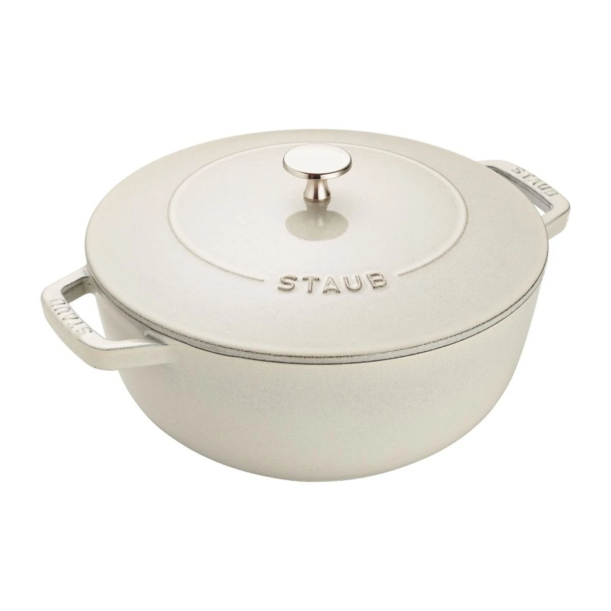 Staub 3.75 Qt Essential French Oven | White Truffle 1 Staub 3.75 Qt Essential French Oven | White Truffle