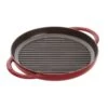 Staub 10" Cast Iron Pure Grill Pan | Grenadine