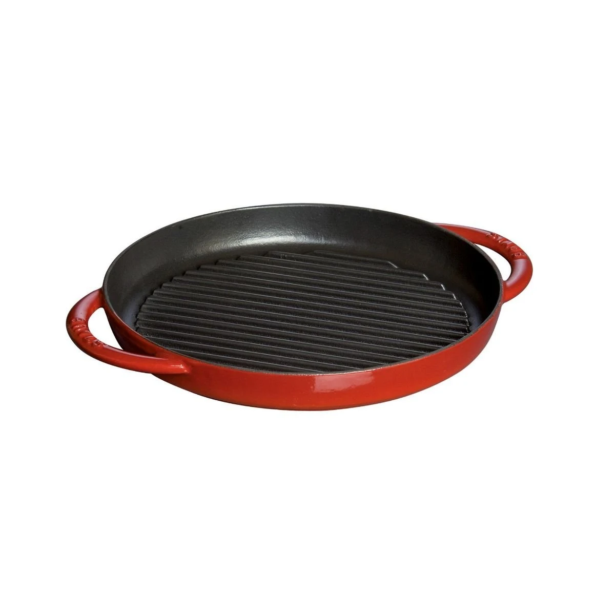 Staub 10" Cast Iron Pure Grill Pan | Cherry Red 1 Staub 10" Cast Iron Pure Grill Pan | Cherry Red