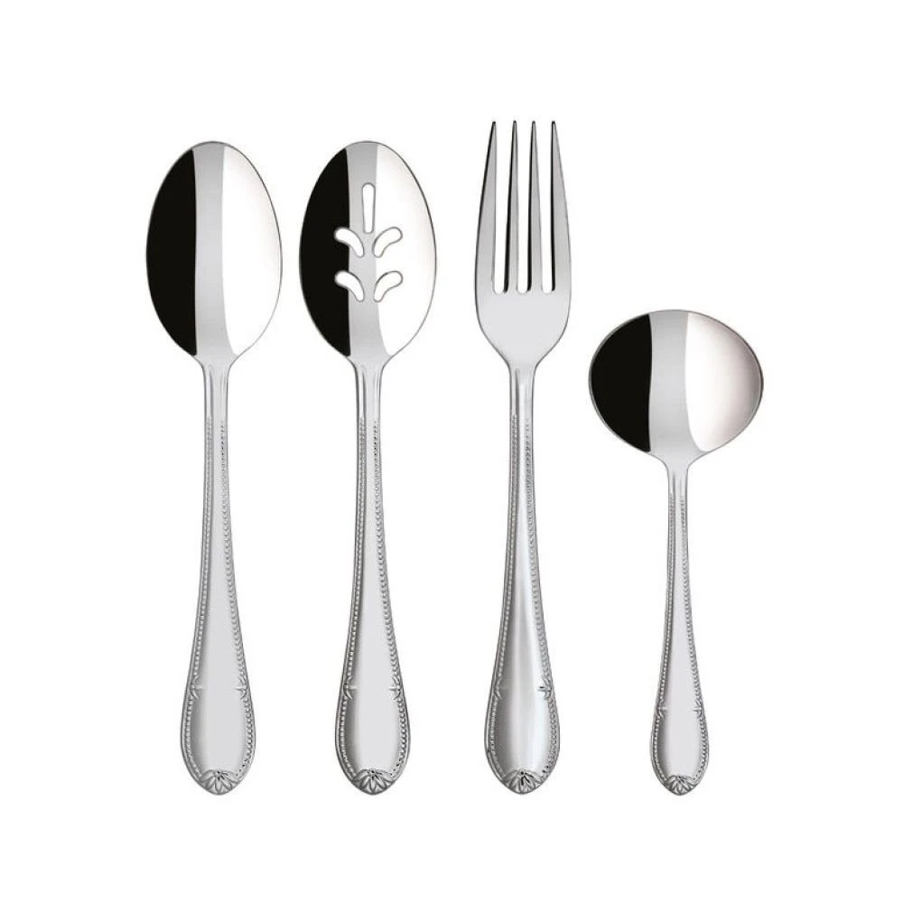 Villeroy & Boch 4-Piece Stainless Steel Serving Set | Mademoiselle 1 Villeroy & Boch 4-Piece Stainless Steel Serving Set | Mademoiselle