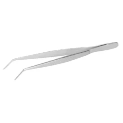 Mercer Culinary Curved Fine Tip Precision Plus Stainless Steel Plating Tongs | 6.125"