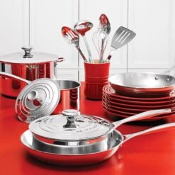 Le Creuset 12" Tri-Ply Fry Pan | Stainless Steel -Kitchen Supplies 12fry2