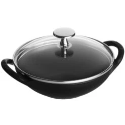 Staub 0.5 Qt. Baby Wok | Matte Black