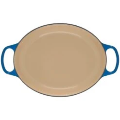 Le Creuset 9.5 Qt. Oval Signature Dutch Oven With Stainless Steel Knob | Marseille Blue -Kitchen Supplies 13427scr 1550a0411efa123