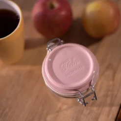 Bormioli Rocco 6.75oz Swing Top Fido Jar | Pink Top 9 Bormioli Rocco 6.75oz Swing Top Fido Jar | Pink Top -Kitchen Supplies 141360mrg121313 2