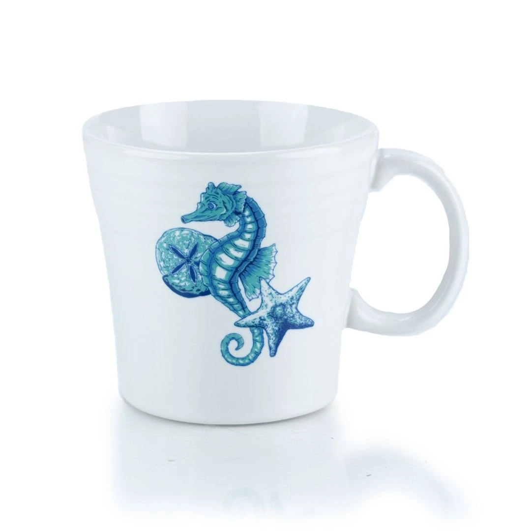 Fiesta® 15oz Tapered Mug | Coastal Seahorse 1 Fiesta® 15oz Tapered Mug | Coastal Seahorse
