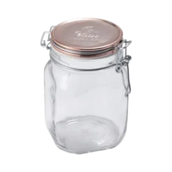 Bormioli Rocco 33.75oz Swing Top Fido Jar | Copper Lid