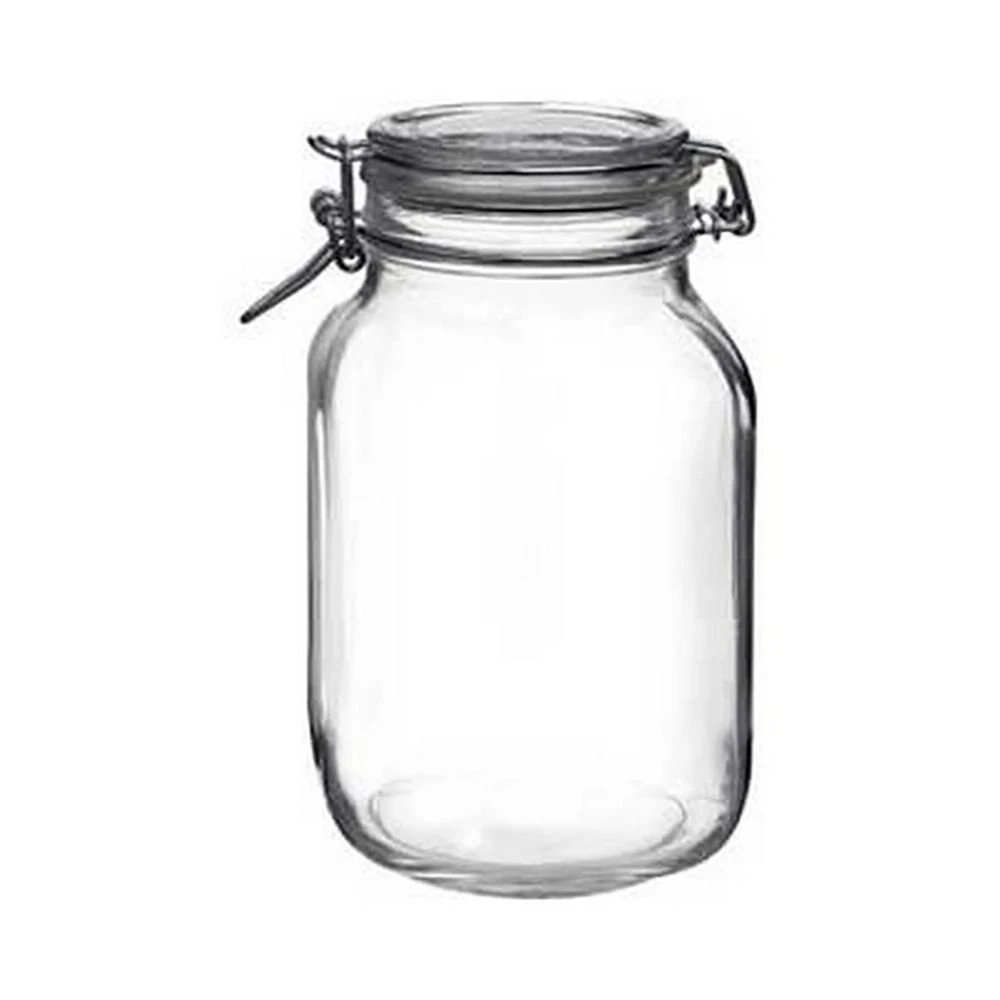 Bormioli Rocco 2L Swing Top Fido Glass Jars | 6-pack 2 Bormioli Rocco 2L Swing Top Fido Glass Jars | 6-pack - Image 2