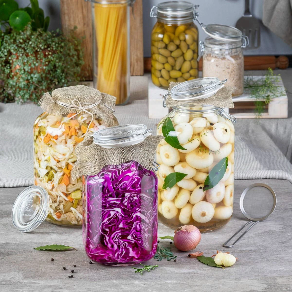 Bormioli Rocco 4L Swing Top Fido Glass Jar 5 Bormioli Rocco 4L Swing Top Fido Glass Jar - Image 5