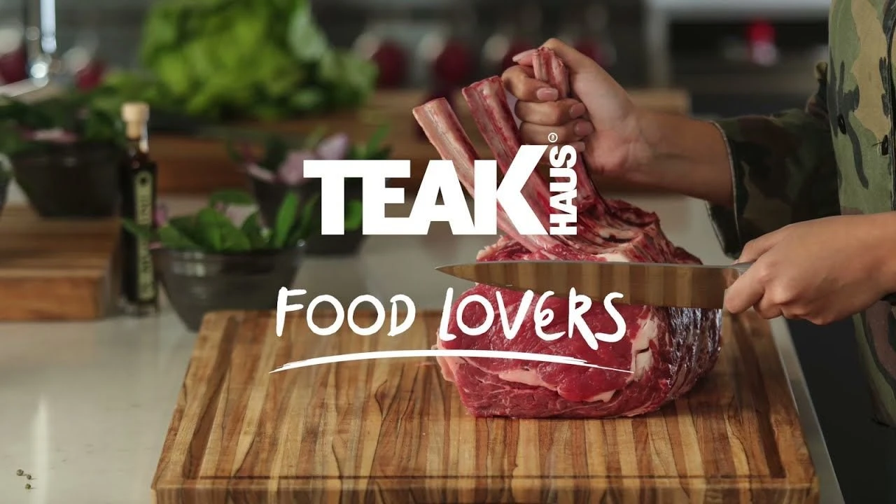 TeakHaus Edge Grain Carving Board | 14" X 10" 5 TeakHaus Edge Grain Carving Board | 14" X 10" - Image 5