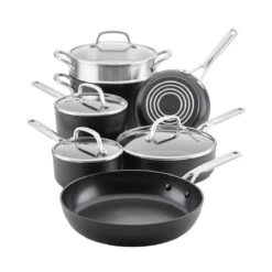 KitchenAid Hard Anodized Induction Cookware Set | 11-Piece