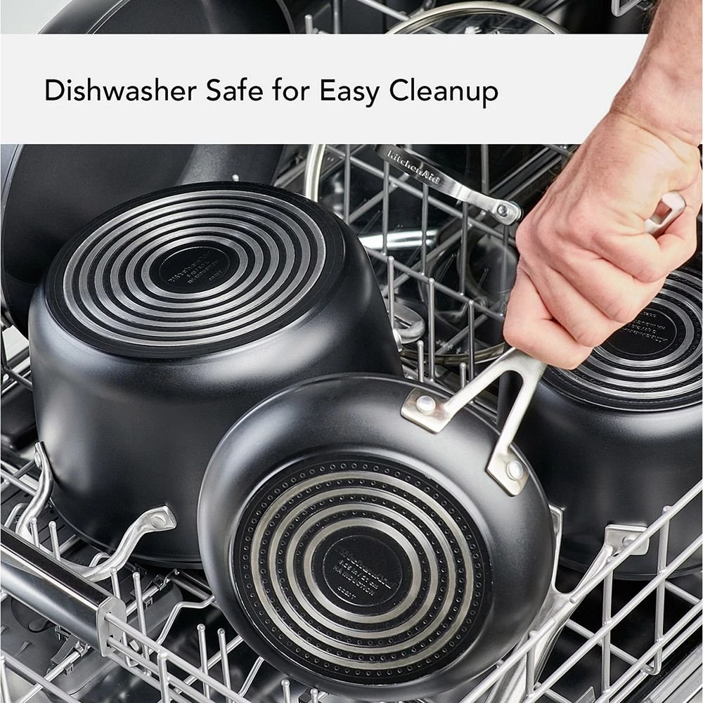 KitchenAid Hard Anodized Induction Cookware Set | 11-Piece 6 KitchenAid Hard Anodized Induction Cookware Set | 11-Piece - Image 6