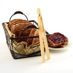 Norpro Bamboo Toast Tongs With Magnet | Set Of 2 7 Norpro Bamboo Toast Tongs With Magnet | Set Of 2 -Kitchen Supplies 1982wprops2w 1