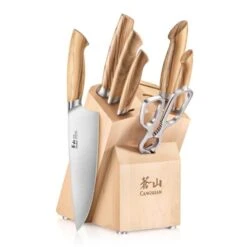 Cangshan Cutlery Oliv Series 8-Piece Knife Block Set