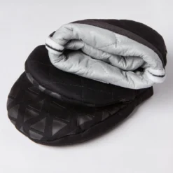 Now Designs By Danica Grabber Mitt | Black -Kitchen Supplies 2058500 mitt grabber black am1