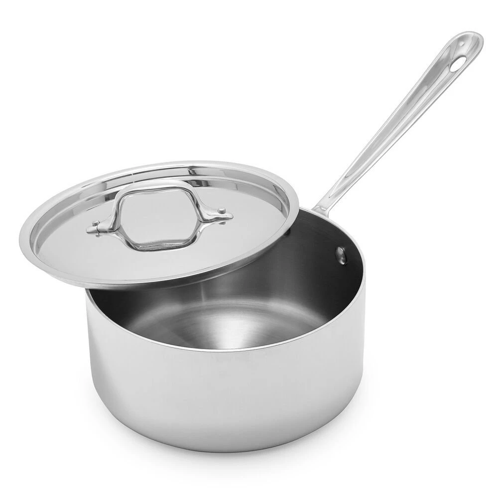 All-Clad D3 Stainless Steel Saucepan | 3 Qt. 2 All-Clad D3 Stainless Steel Saucepan | 3 Qt. - Image 2
