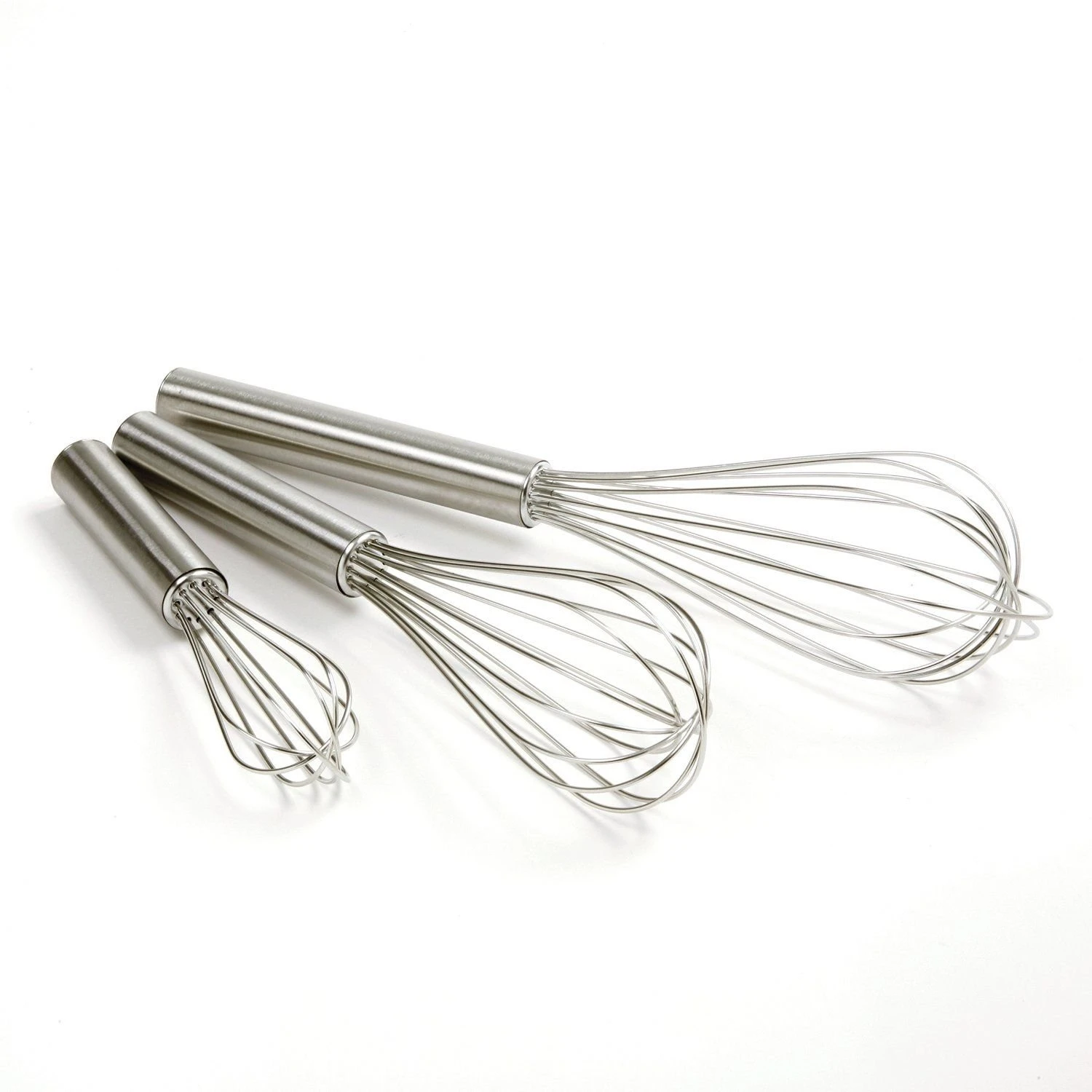 Norpro Stainless Steel Balloon Whisks - Set Of 3