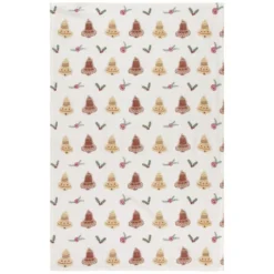 Now Designs By Danica Floursack Dishtowels (Set Of 3) | Christmas Cookies -Kitchen Supplies 2221020 nd tt3 bakers flour xmas cookies sup2