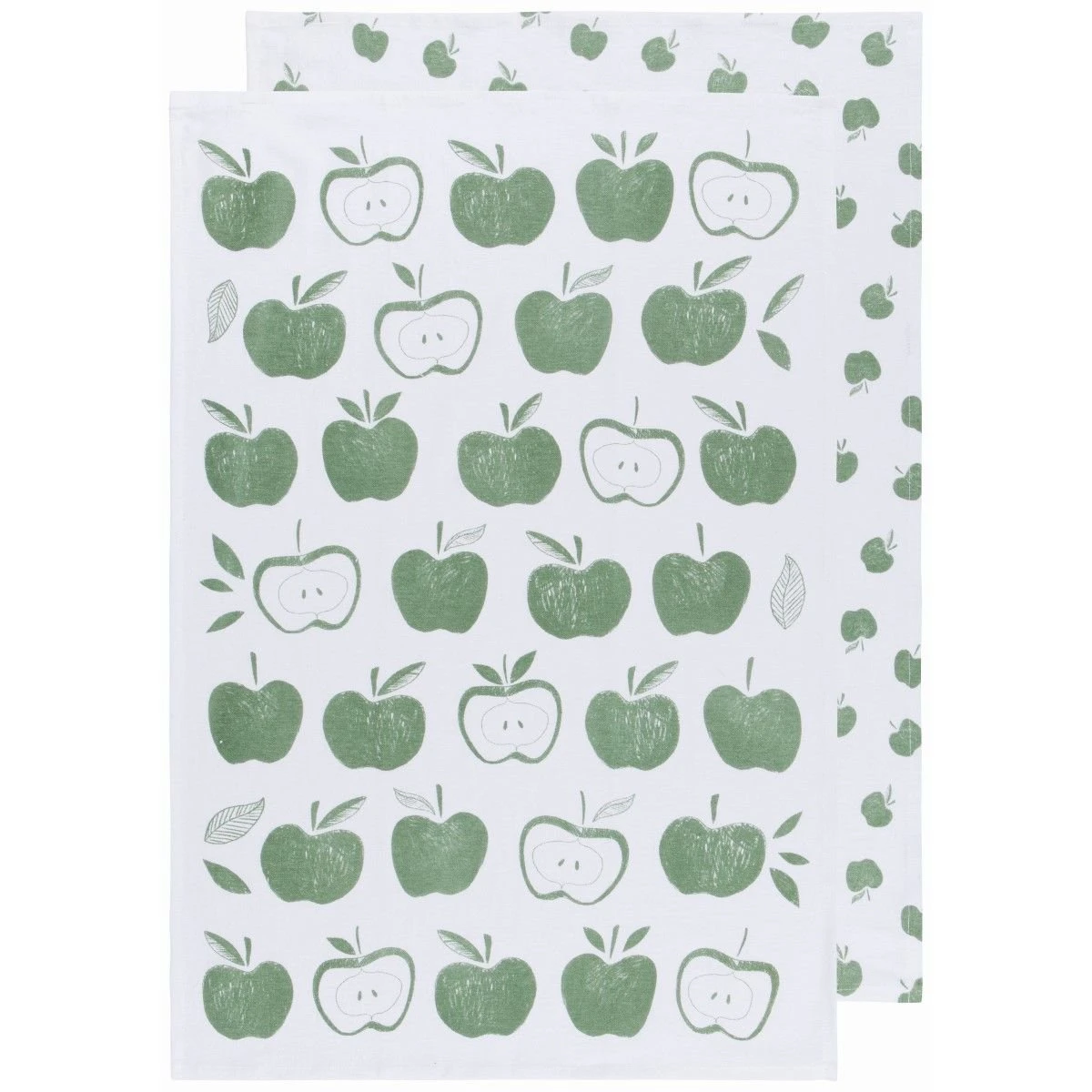 Now Designs By Danica Floursack Dishtowels (Set Of 2) | Elm Green Apples 1 Now Designs By Danica Floursack Dishtowels (Set Of 2) | Elm Green Apples
