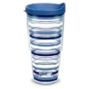 Tervis® 24oz Double-Walled Insulated Tumbler With Lid | Fiesta® Stripes - Lapis