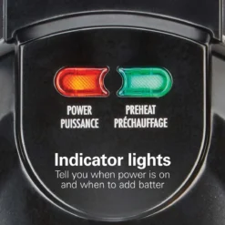 Hamilton Beach 7" Round Belgian Waffle Maker -Kitchen Supplies 26201 vpa 05