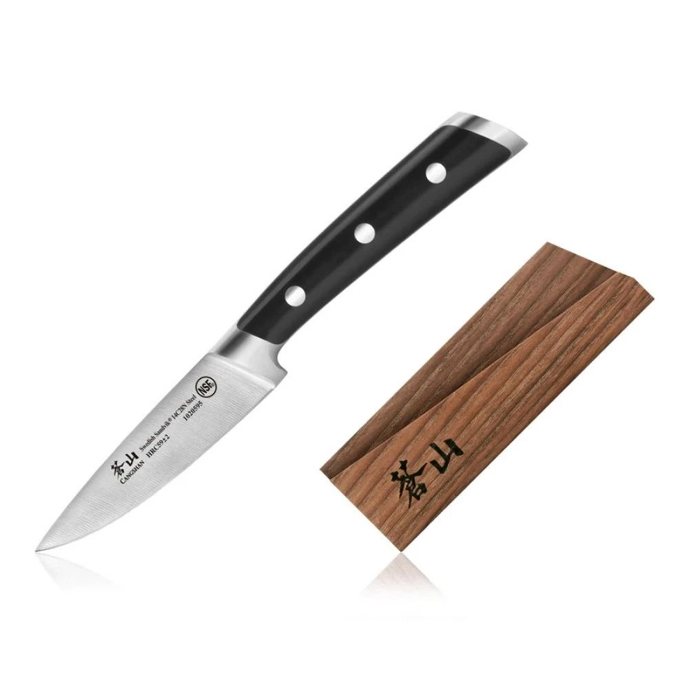 Cangshan Cutlery TS Series 3.5" Paring Knife With Sheath 1 Cangshan Cutlery TS Series 3.5" Paring Knife With Sheath