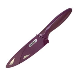 Zyliss 5" Utility Knife With Cover | Purple 6 Zyliss 5" Utility Knife With Cover | Purple -Kitchen Supplies 31380 1