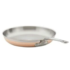 Hestan CopperBond Induction Cookware 12.5" Open Skillet -Kitchen Supplies 31591 hcb hestan copperbond large 12.5 inch open skillet